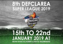 8th DEFCLAREA SUPER LEAGUE 2019