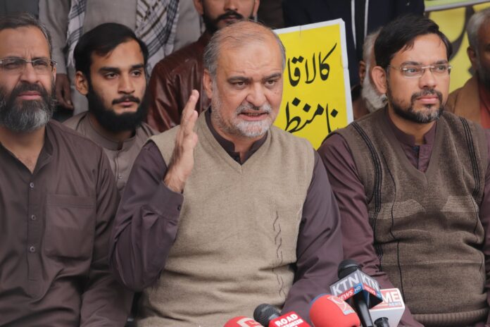 PPP creating divide between Sindhi, Mohajirs: Hafiz Naeemur Rehman