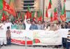 کوئٹہ : نیشنل پارٹی بی ایس او (پجار) کے کارکنان مہنگائی، لوڈ شیڈنگ اور بے روزگاری کیخلاف احتجاج کیا جارہا ہے