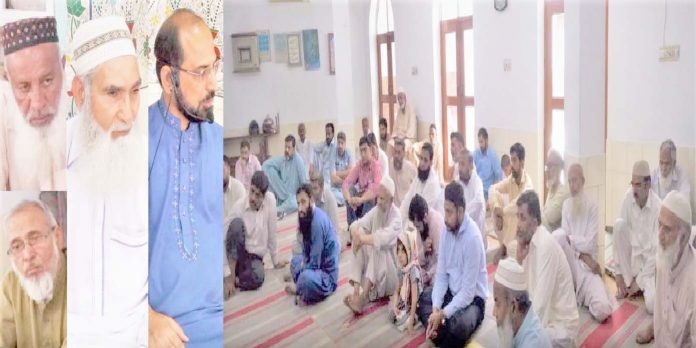 امیر جماعت اسلامی لاہور ذکراللہ مجاہد اسلام پورہ کے تربیتی اجتماع سے خطاب کررہے ہیں
