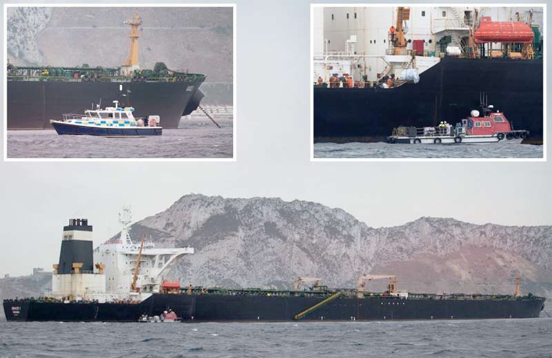 برطانیہ کے ہاتھوں تحویل میں لیے گئے ایرانی تیل بردار جہاز سے دستاویزات اور الیکٹرانک آلات برآمد ہونے کے بعد کپتان کو گرفتار کرنے کے لیے کارروائی کی جا رہی ہے