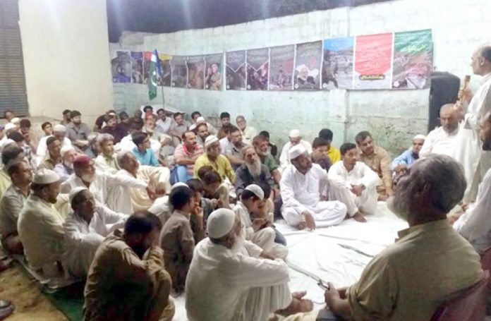 امیر جماعت اسلامی کراچی حافظ نعیم الرحمن لیاقت آباد میں تربیتی اجتماع سے خطاب کررہے ہیں