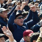 Kyrgyz President Sooronbay Jeenbekov Anti-Rallies