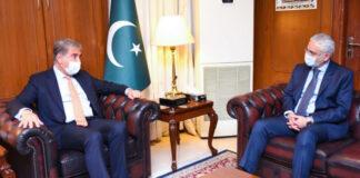 وزیر خارجہ شاہ محمود قریشی سے مصری سفیر کی ملاقات