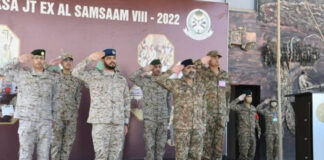 پاکستان اور سعودی عرب کی مشترکہ تربیتی فوجی مشقیں الصمصام 8 اختتام پذیر