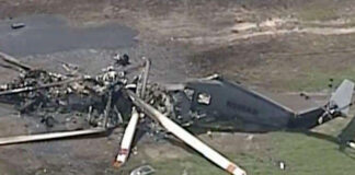 Helicopter crashes