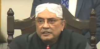 Zardari's concern