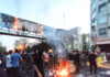 ایرانی یونیورسٹیوں میں زبردست احتجاج، مظاہرین نے باسیج ہیڈ کوارٹر کو آگ لگا دی