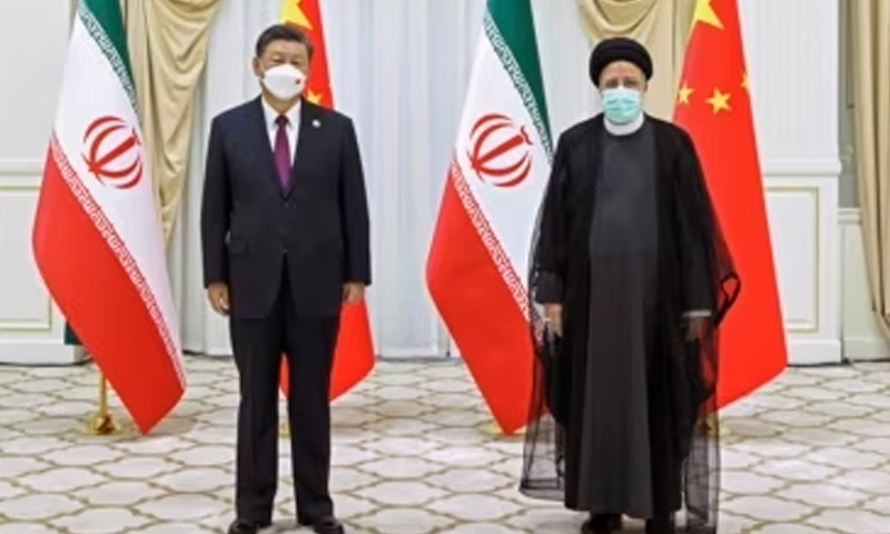 چینی صدر کی ایرانی ہم منصب سے ملاقات، اہم امور پر بات چیت