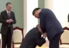 پوتن کی گھٹنوں کے بل چینی صدر کا ہاتھ چومتے فیک تصویر نے انٹرنیٹ پر دھوم مچا دی