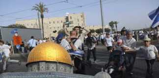 سینکڑوں یہودیوں کا مسجد اقصی پر دھاوا، نابلس میں جھڑپیں، درجنوں فلسطینی زخمی